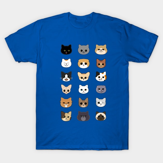 Happy Cats T-Shirt by Studio Marimo